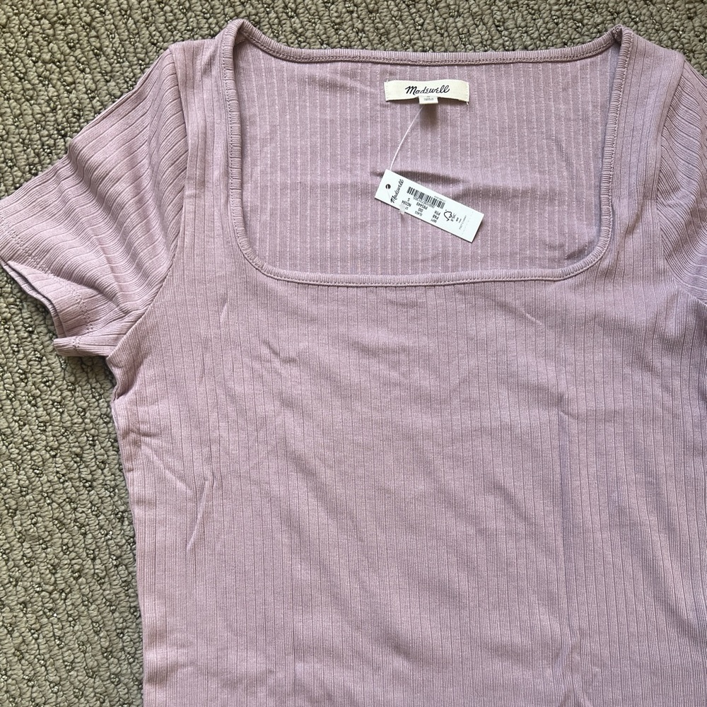 New with tags madewell lavender top nwt